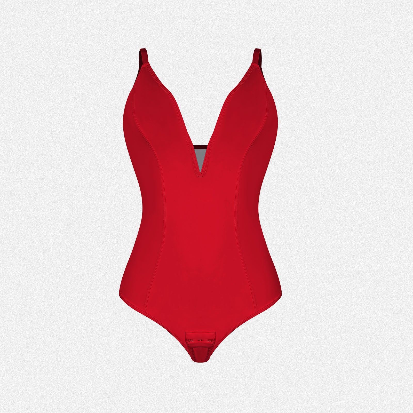 Joyshaper Tummy Control Thong Bodysuit with Deep V & Backless Design