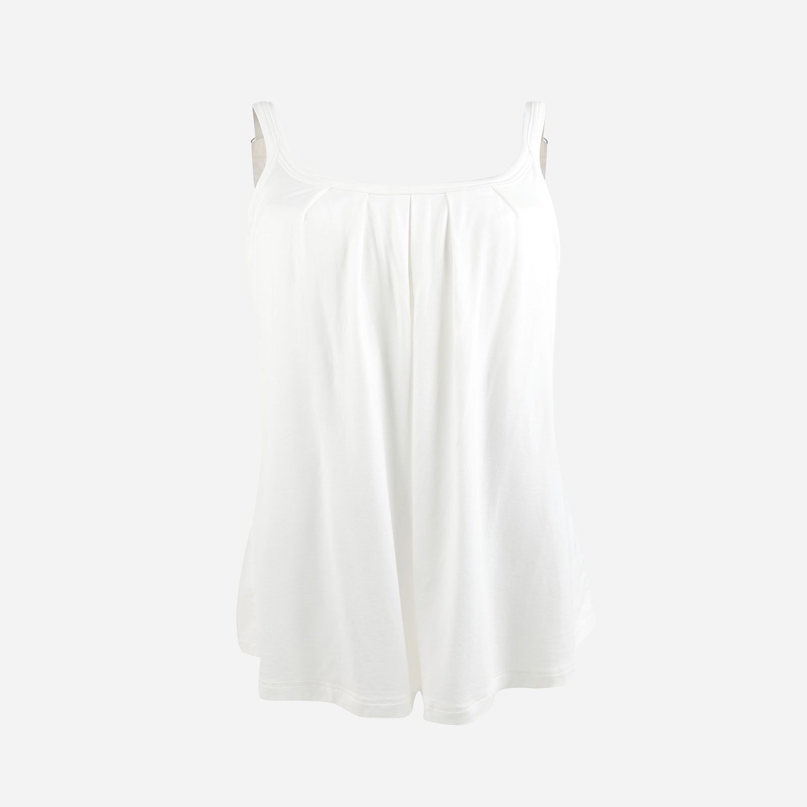 Joyshaper Women's Vest Tops Built in Bra Loose Fit Pleated Tank Cami