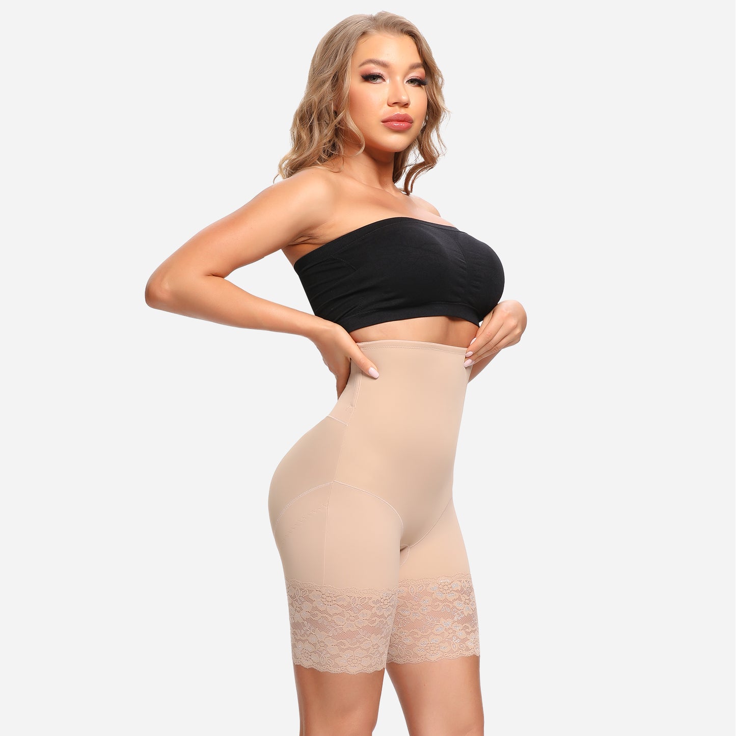 Joyshaper Anti-Chafing Lace Thigh Slimmer