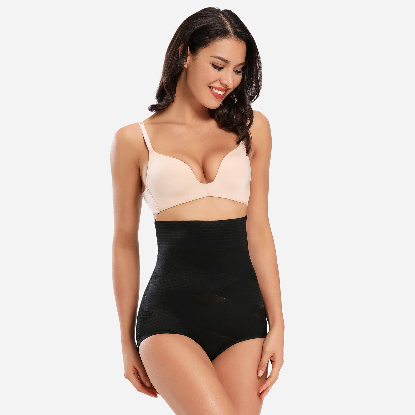 Joyshaper High Waisted Tummy Control Shapewear Panties Black