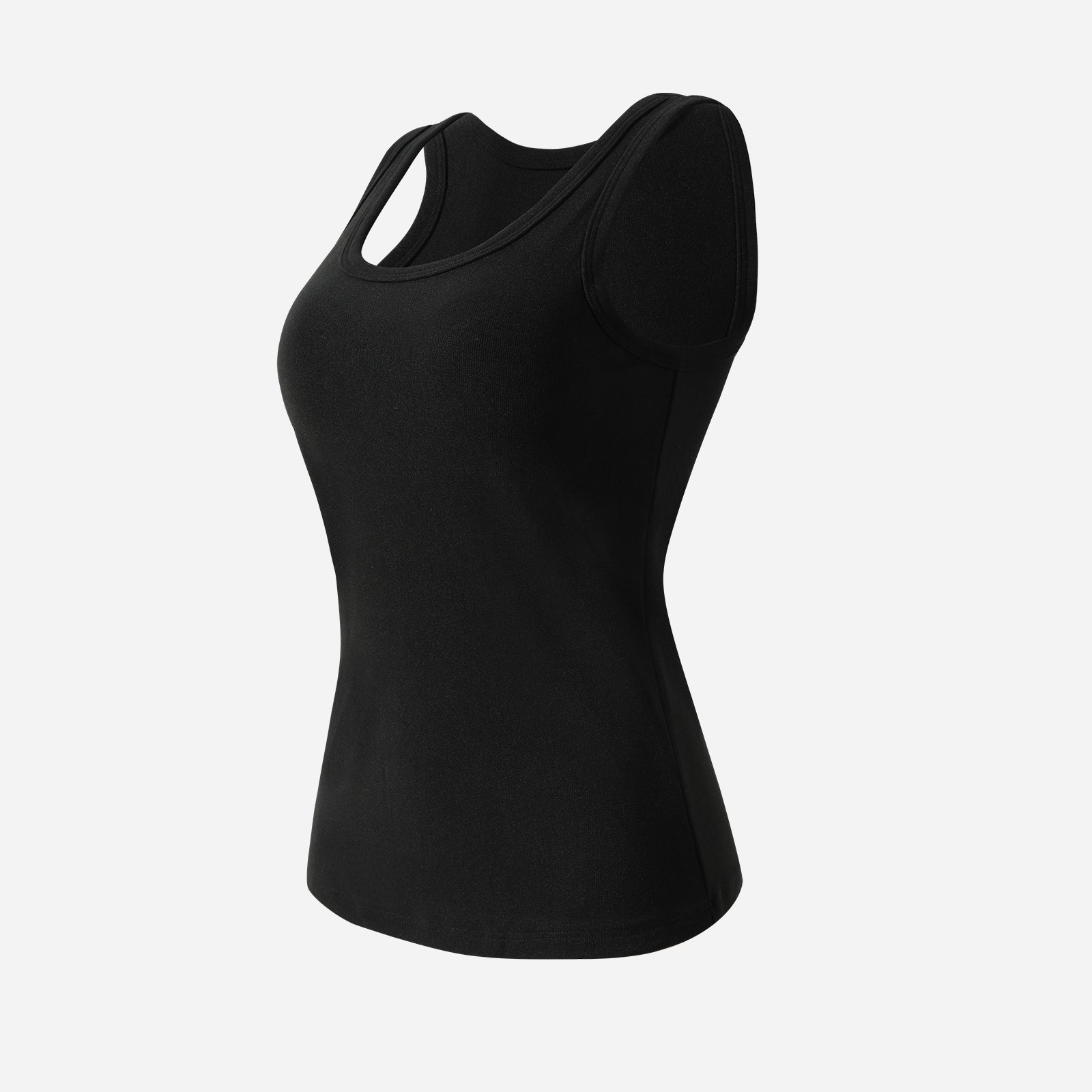 Joyshaper Ribbed Thermal Tank Top with Built in Bra & Warm Feel