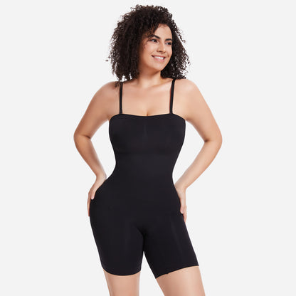 Joyshaper Strapless Shapewear Bodysuit with Built in Bra