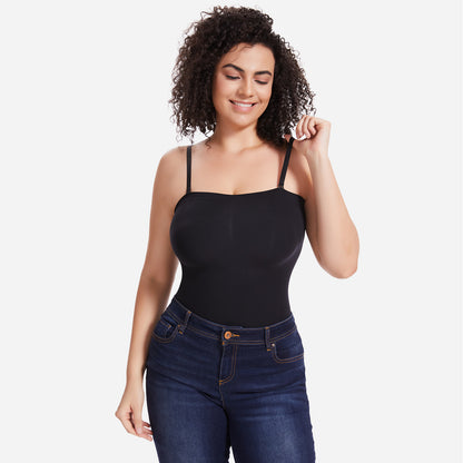 Joyshaper Strapless Shapewear Bodysuit with Built in Bra