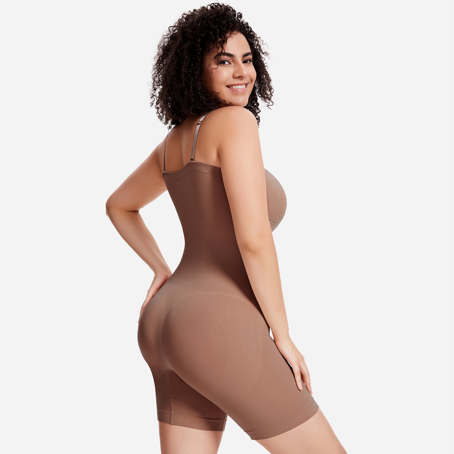 Joyshaper Strapless Shapewear Bodysuit with Built in Bra