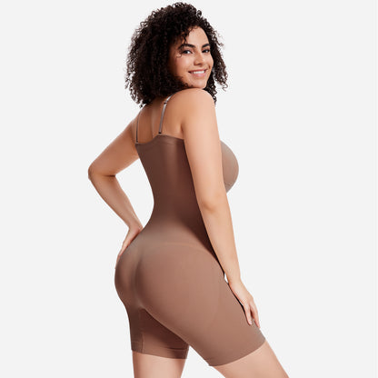 Joyshaper Strapless Shapewear Bodysuit with Built in Bra