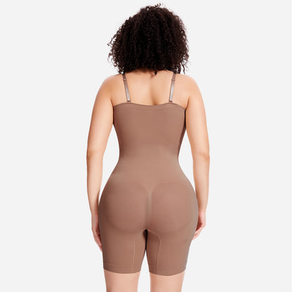 Joyshaper Strapless Shapewear Bodysuit with Built in Bra
