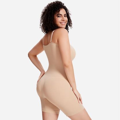 Joyshaper Strapless Shapewear Bodysuit with Built in Bra