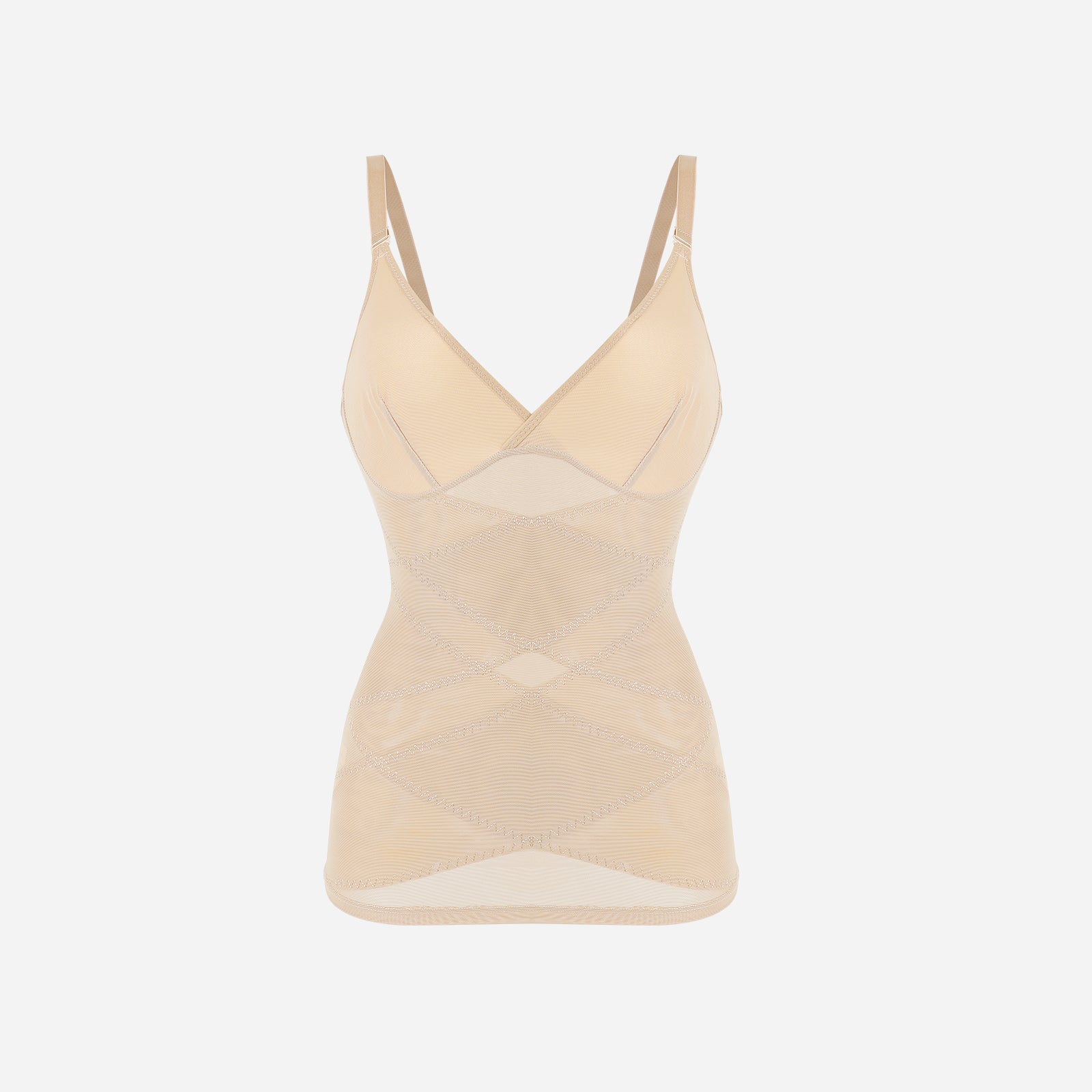 Joyshaper V-Neck Shapewear Adjustable Straps Tummy Control Tank Top