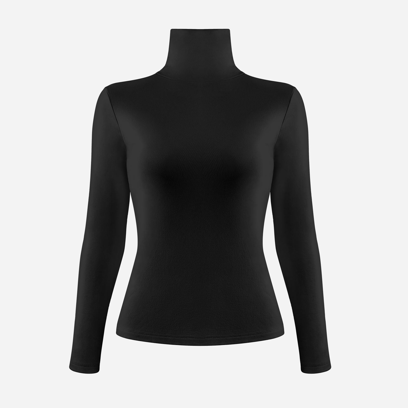Joyshaper Women’s Fleece-Lined Turtleneck Long Sleeve Base Layer Top