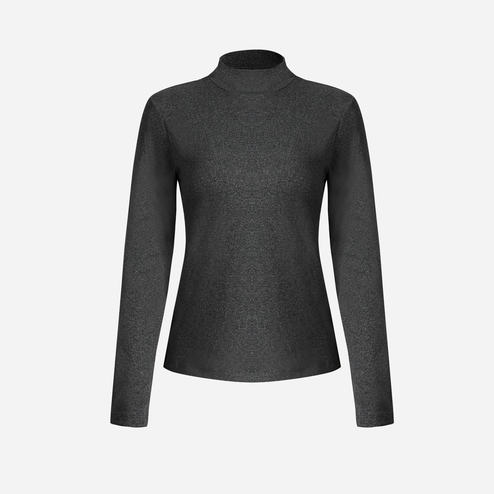 Joyshaper Women's Turtleneck Top Built-in Bra Long Sleeve Casual Tee