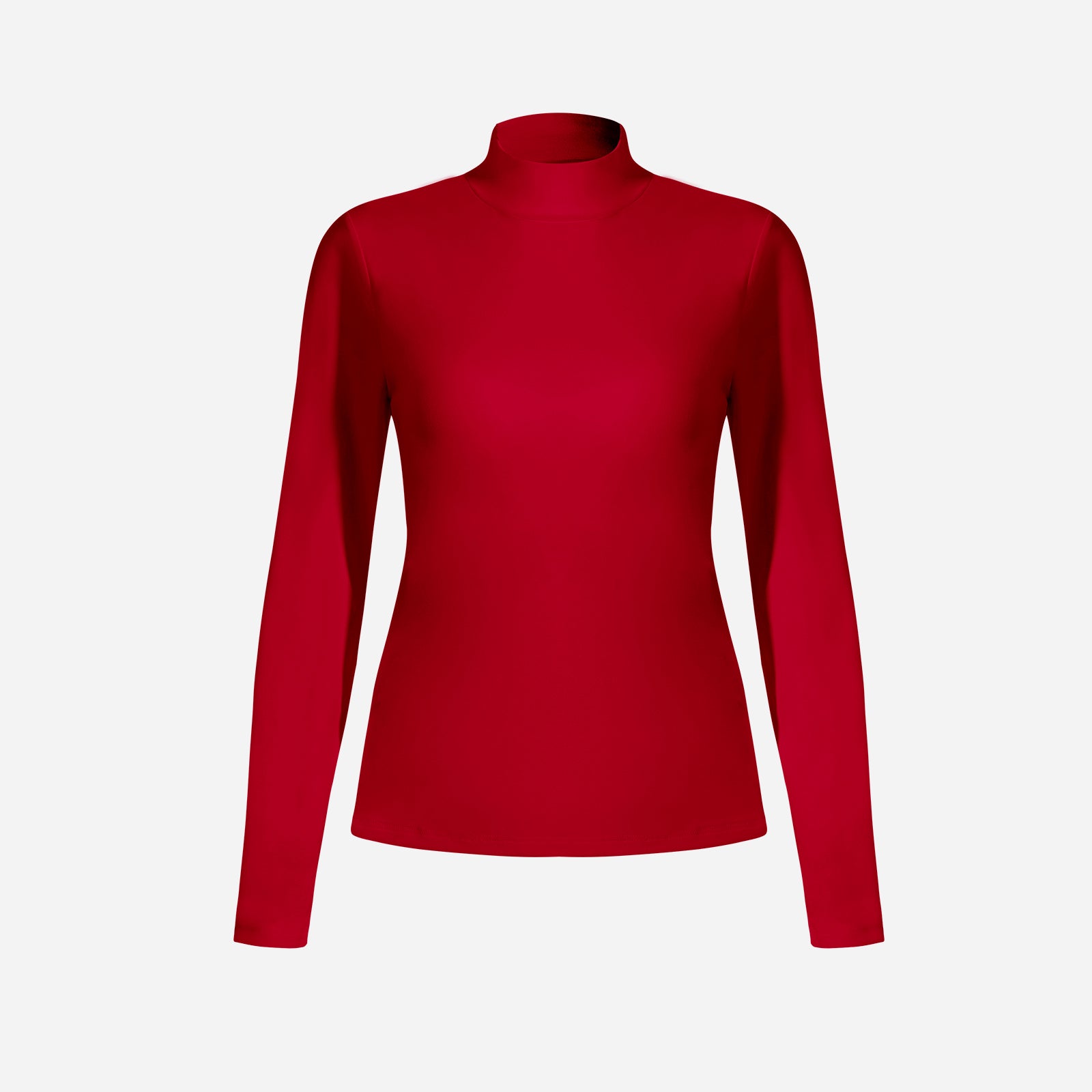 Joyshaper Women's Turtleneck Top Built-in Bra Long Sleeve Casual Tee