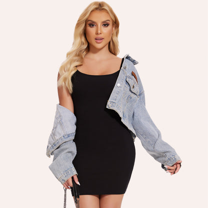 Joyshaper Sleeveless Spaghetti Bodycon Mini Dress