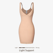 Joyshaper Open Bust Lace Slips Dress beige