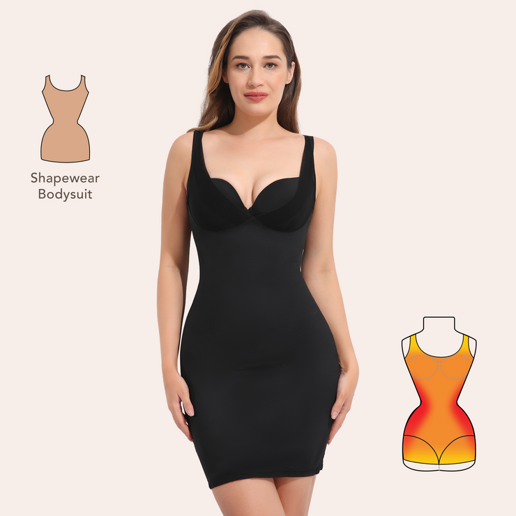 Joyshaper Open Bust Shapewear Slips Dress