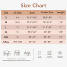 Joyshaper Posture Corrector Chest Brace Up size chart