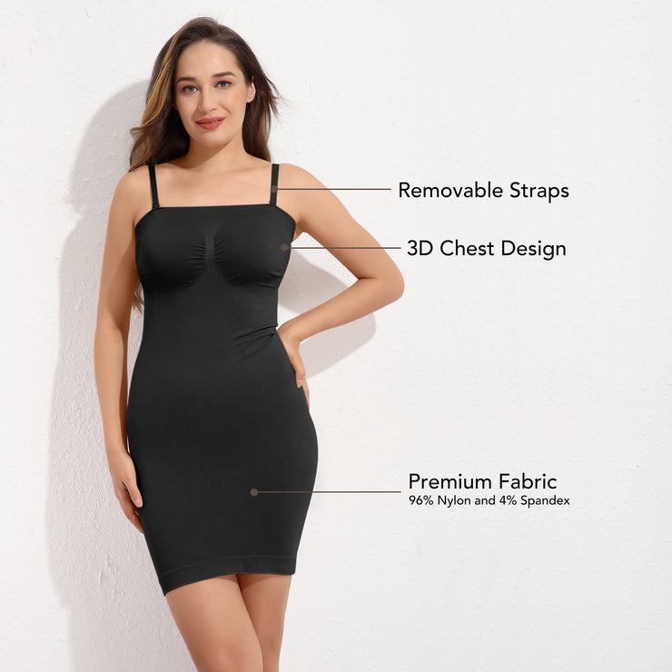 Joyshaper Seamless Cami Long Camisole For Nighty Womens Full Slip Under  Dress For Breathable, Adjustable Slimming And Body Shaping Shapewear From  Fandeng, $29.5