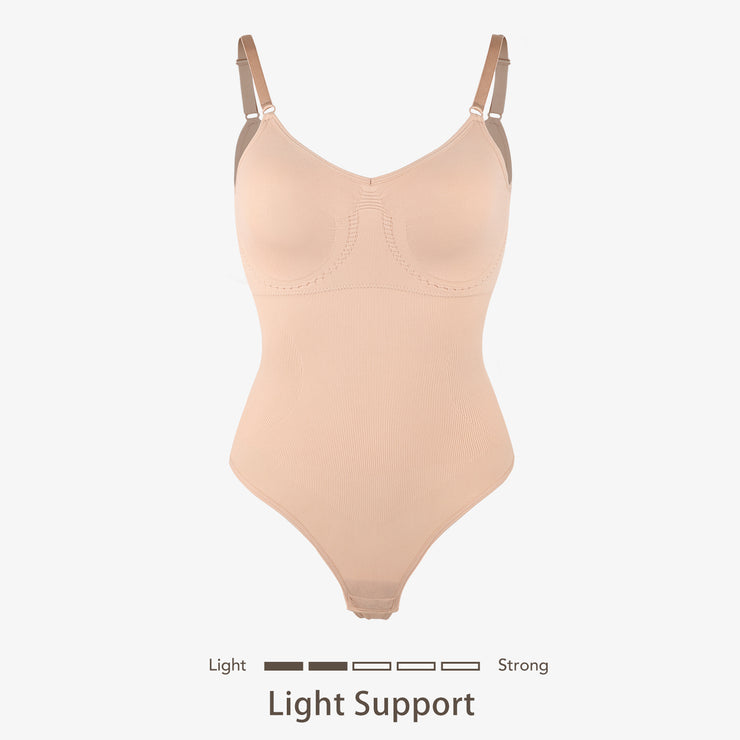 Joyshaper Seamless Cami Thong Bodysuit beige