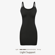 Joyshaper Seamless Lounge Shapewear Slips Dress black