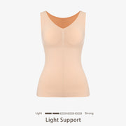 Joyshaper Seamless Tank With Padded Bra beige