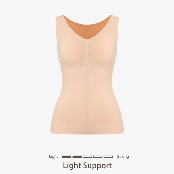 Joyshaper Seamless Tank With Padded Bra beige