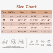 Joyshaper Seamless V-Neck Lace Slips Dress size chart