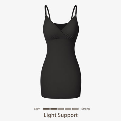 Joyshaper Seamless V-Neck Slips Dress black