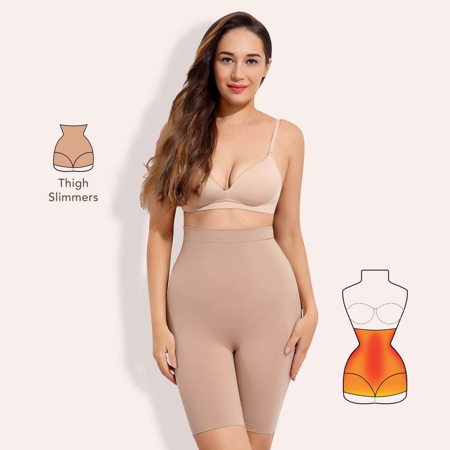 Joyshaper Shapewear Tummy Control Butt Lifter Shorts