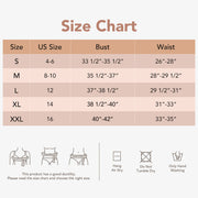Joyshaper V-Neck Lace Thong Bodysuit size chart