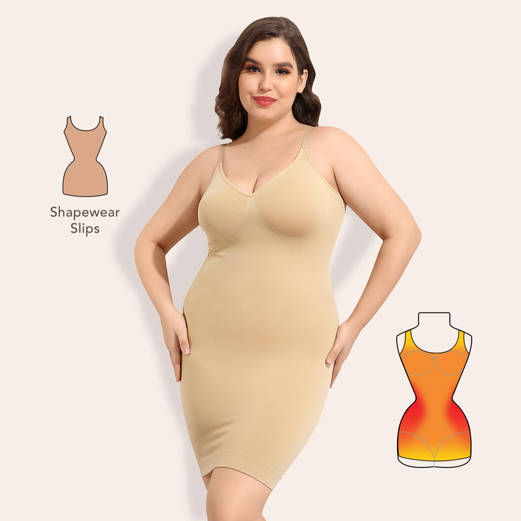 Joyshaper Strapless Shapewear Slip for Women Under Dress Full Slips Dress  Tummy Control Camisole Body Shaper Seamless : : Clothing, Shoes 